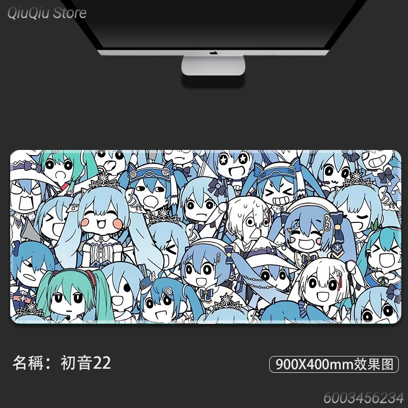 Gaming Keyboard Hand - Hatsune Miku Anime Gaming-Mauspad Schreibtischunterlage Rutschfeste