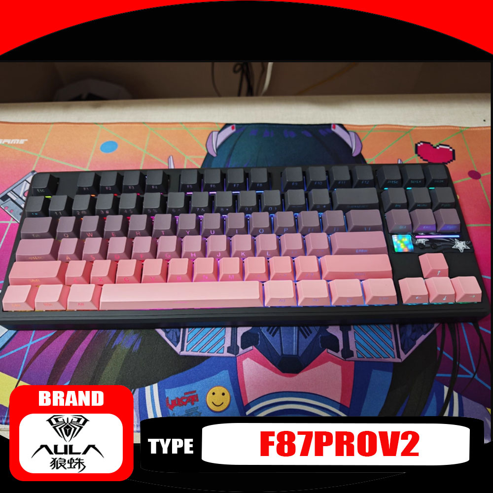 Keyboard Gaming Mac - AULA F87ProV2 Mechanische Tastatur Drei Modus