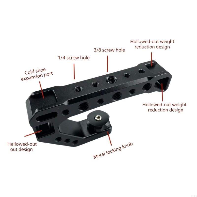 Stabilizer Screw In - CORA DSLR-Kamera-Top-Griff-Kaltschuh-Adapterhalterung für Monitor-LED-Licht