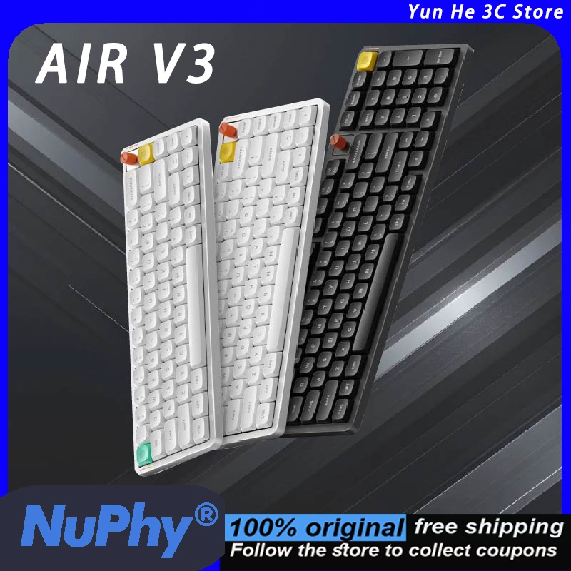 Keyboard Gaming Mac - NuPhy Air V3 Low-Profile Mechanische Tastatur,