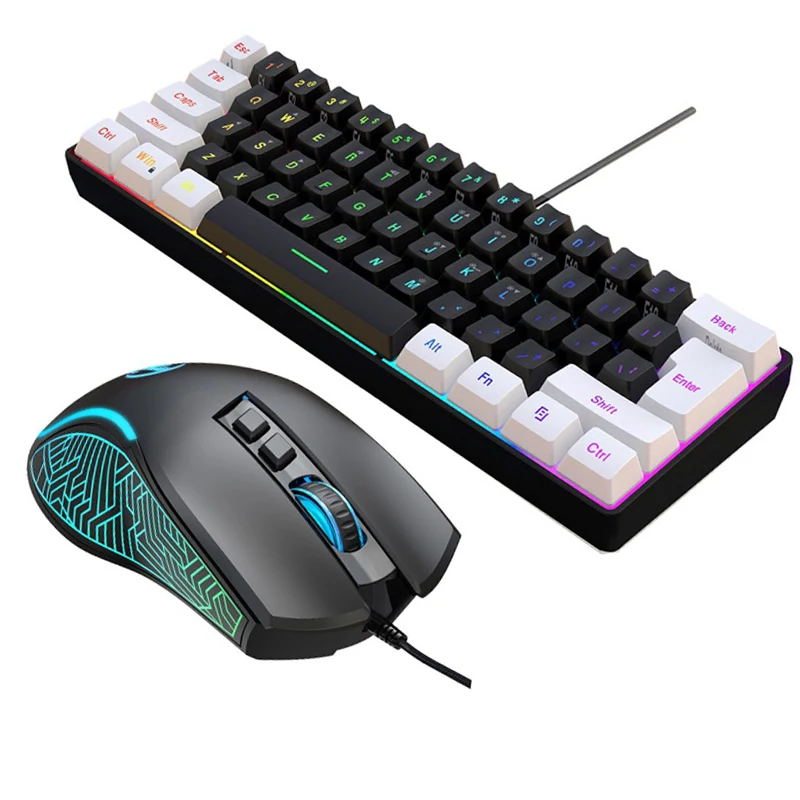Gaming Keyboard And Mouse For Xbox - Tastatur und Maus 60% Computer-Gaming-Kombi-Set PC