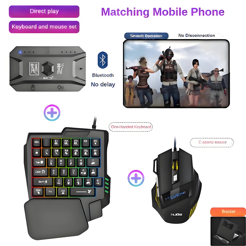 Gaming Keyboard And Mouse For Xbox - M1 Pro Gamepad Handy-Spielkonverter Maus-Tastatur-Spielcontroller BT5.0