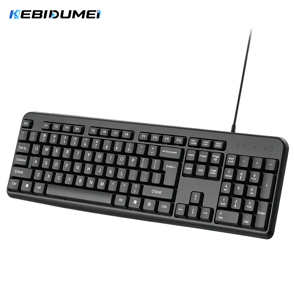 Gaming Keyboard Budget - KEBIDUMEI USB-Tastatur mit Kabel, 104 Tasten,