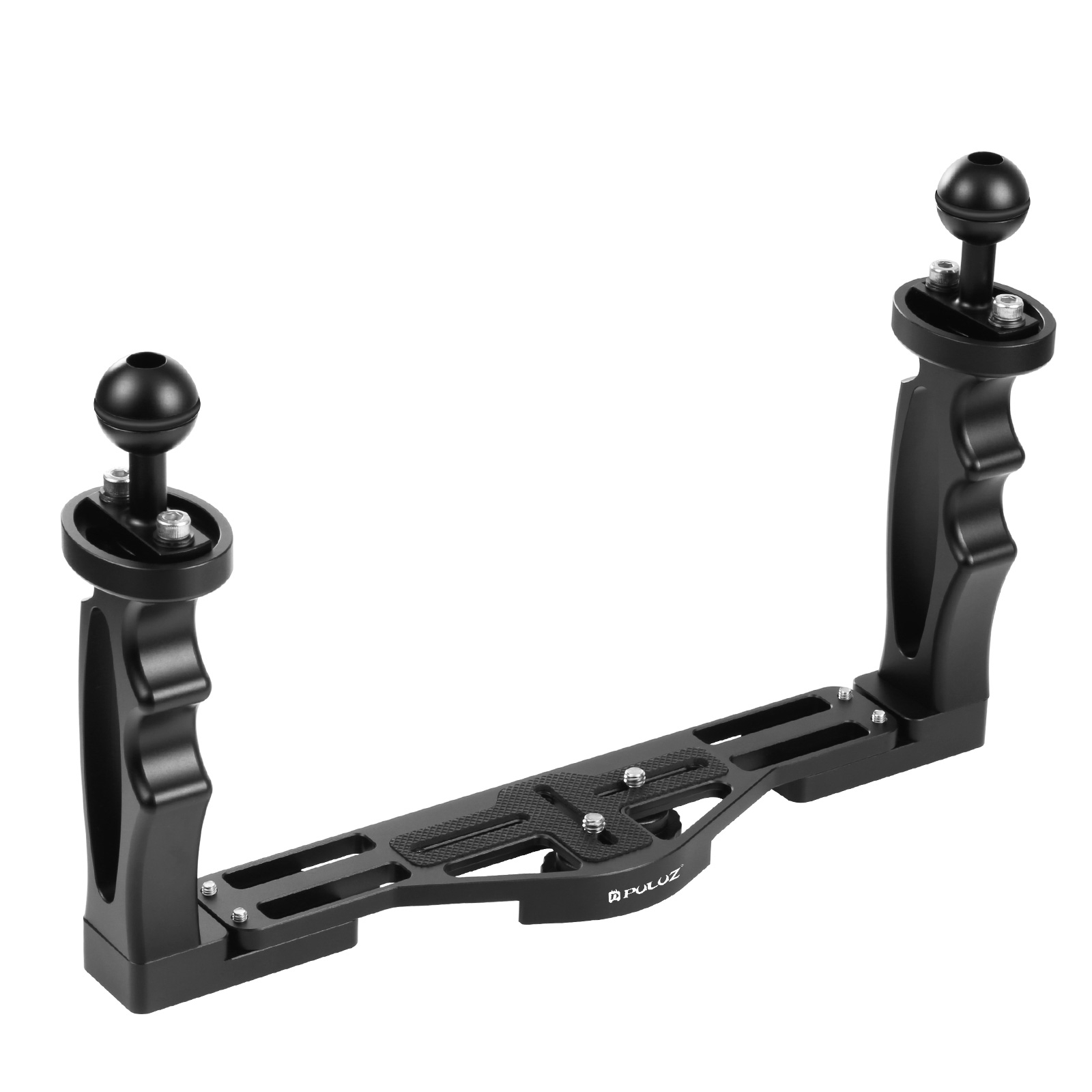 Stabilizer Screw In - PULUZ Doppelgriffe, Tablett-Stabilisator aus Aluminiumlegierung mit