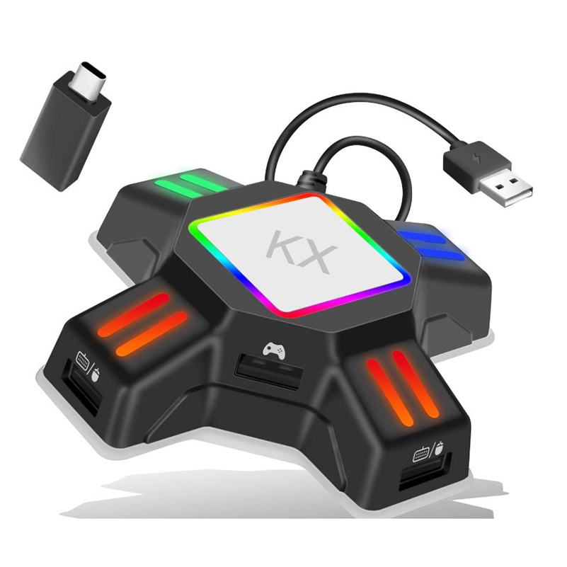 Gaming Keyboard And Mouse For Xbox - KX-Adapter für PS4-Controller PS5-Gaming-Tastatur-Maus-Adapter-Konverter für Xbox