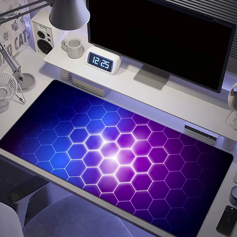 Gaming Keyboard And Mouse Pad - Honeycomb Series Mauspad Großes Computer-Büro-Spiel-Tischpad XXL