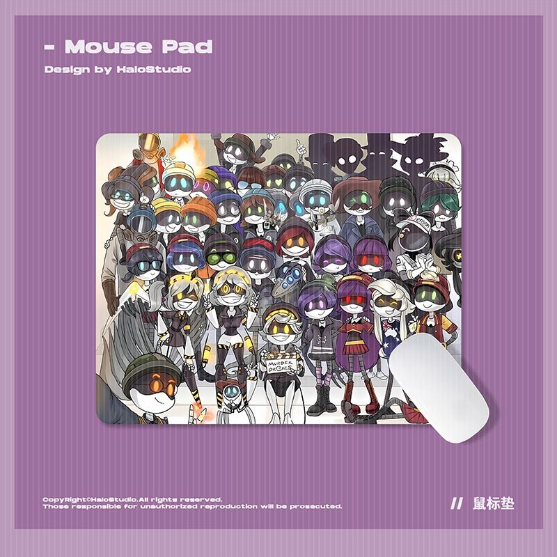 Gaming Keyboard And Mouse Pad - Anime Murder Drones Merch Mauspad, Büro-Schreibtischunterlage,