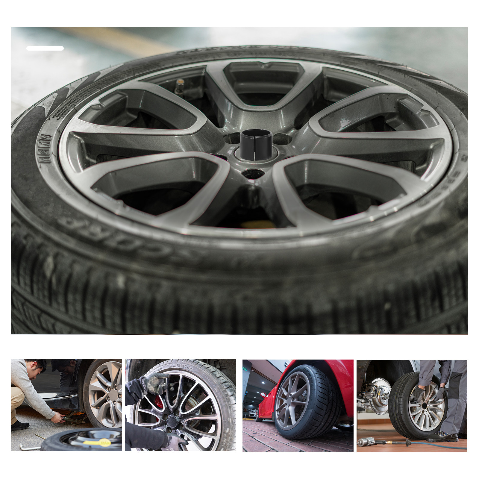 Stabilizer Screw In - 10-teiliges Hochleistungs-Radnaben-Auswuchtring-Set für LKW und Busse,