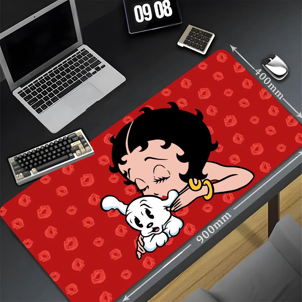 Gaming Keyboard Affordable - B-Betty-Cute-B-Boops Mauspad 90 x 40 cm,