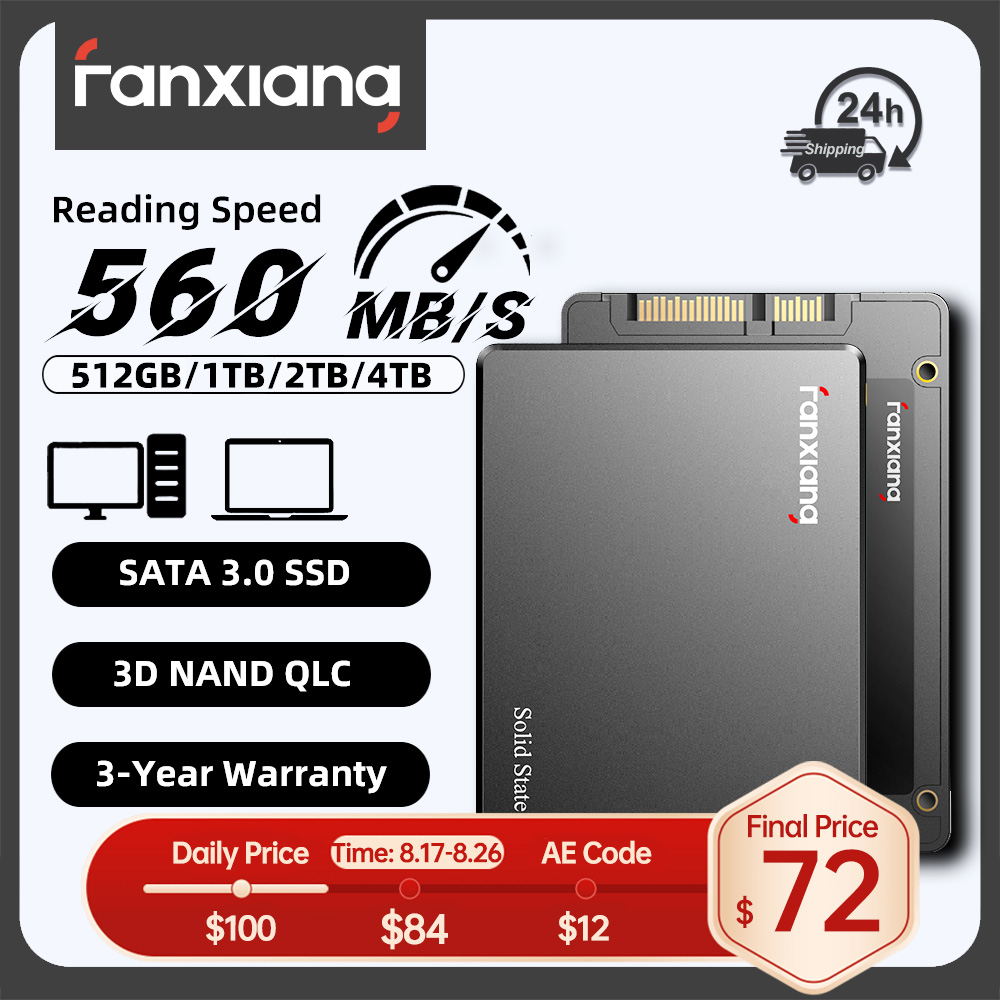 Samsung Ssd Evo 870 - Fanxiang S101Q 2,5-Zoll-SATA-SSD 560 MB/s Interne