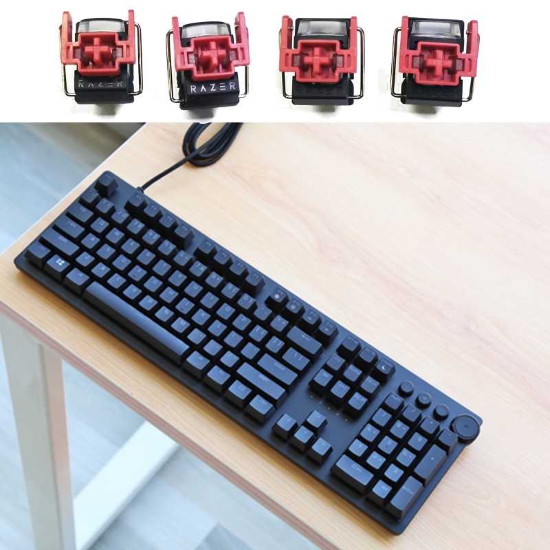 Gaming Keyboard Ergo - 4Pcs V2 Slient Liner Rot Optische