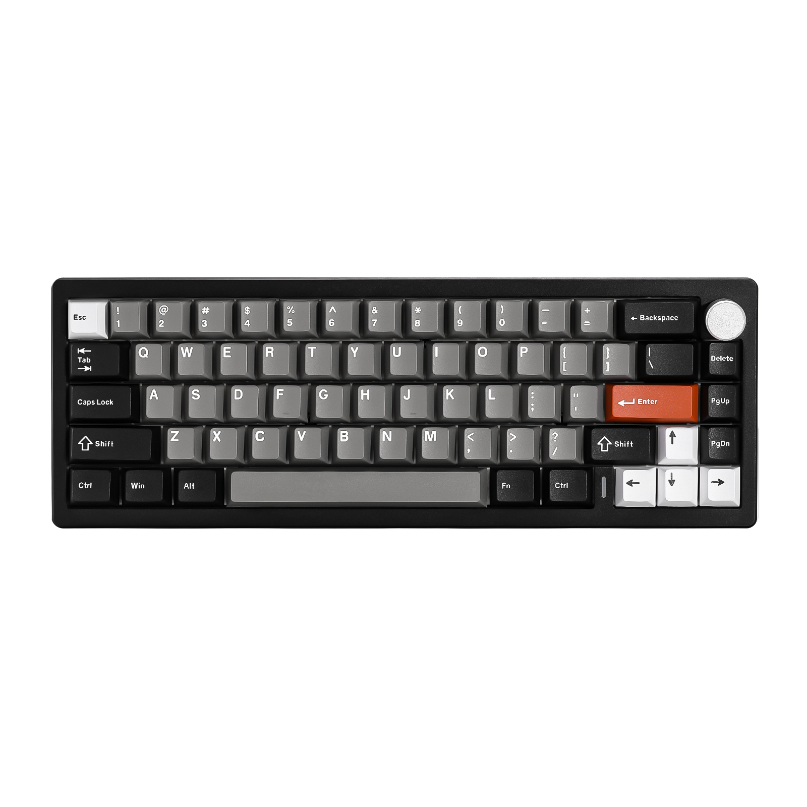 Keyboard Gaming Mac - YUNZII AL68 Schwarze QMK/VIA Mechanische Tastatur,