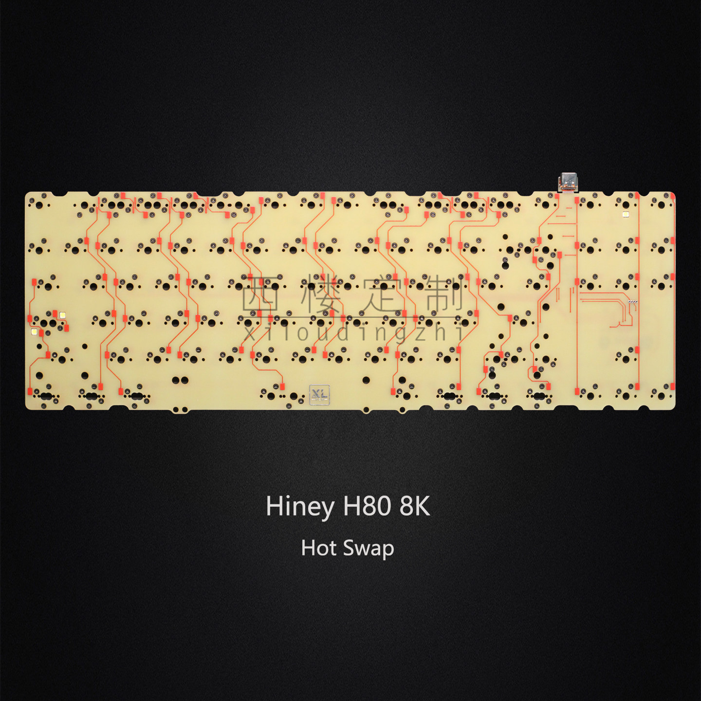 Hot Swap Pcb - 8k Hot-Swap-PCB Hiney H80 mit CEM-3-Basisplatine