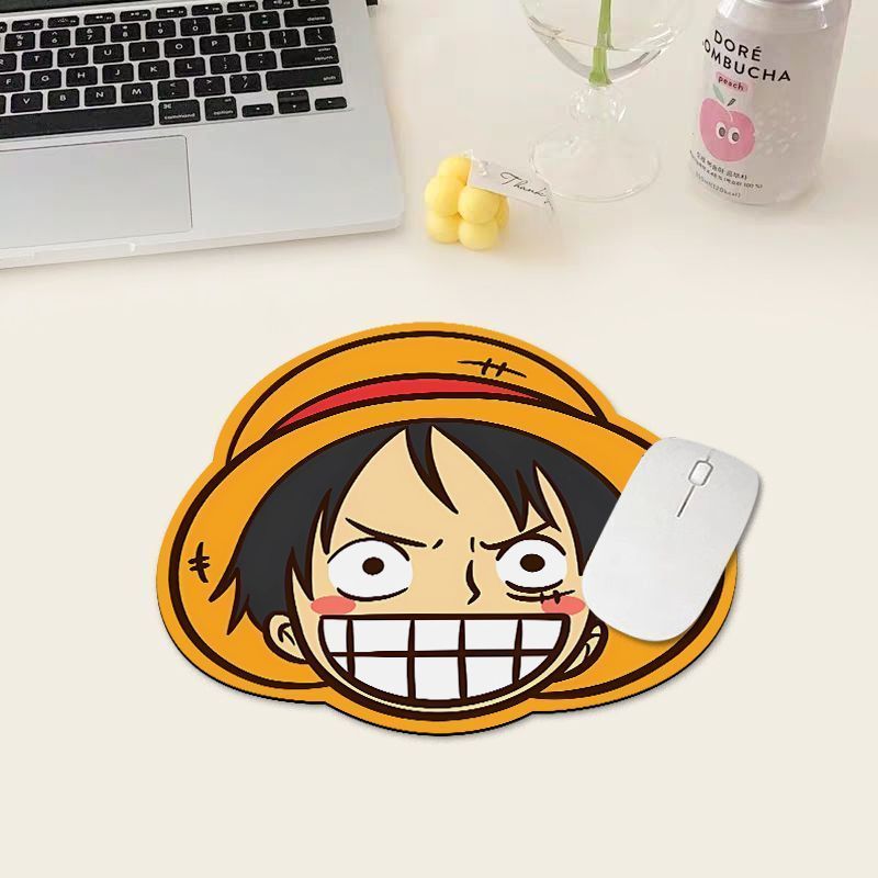 Gaming Keyboard And Mouse Pad - One Piece Luffy Mauspad, Kleine Computer-Schreibtischunterlage,