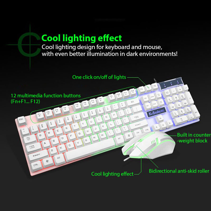KM320 Tastatur- und Maus-Set,  – Gaming Keyboard Mouse Combo Bewertung und Preis