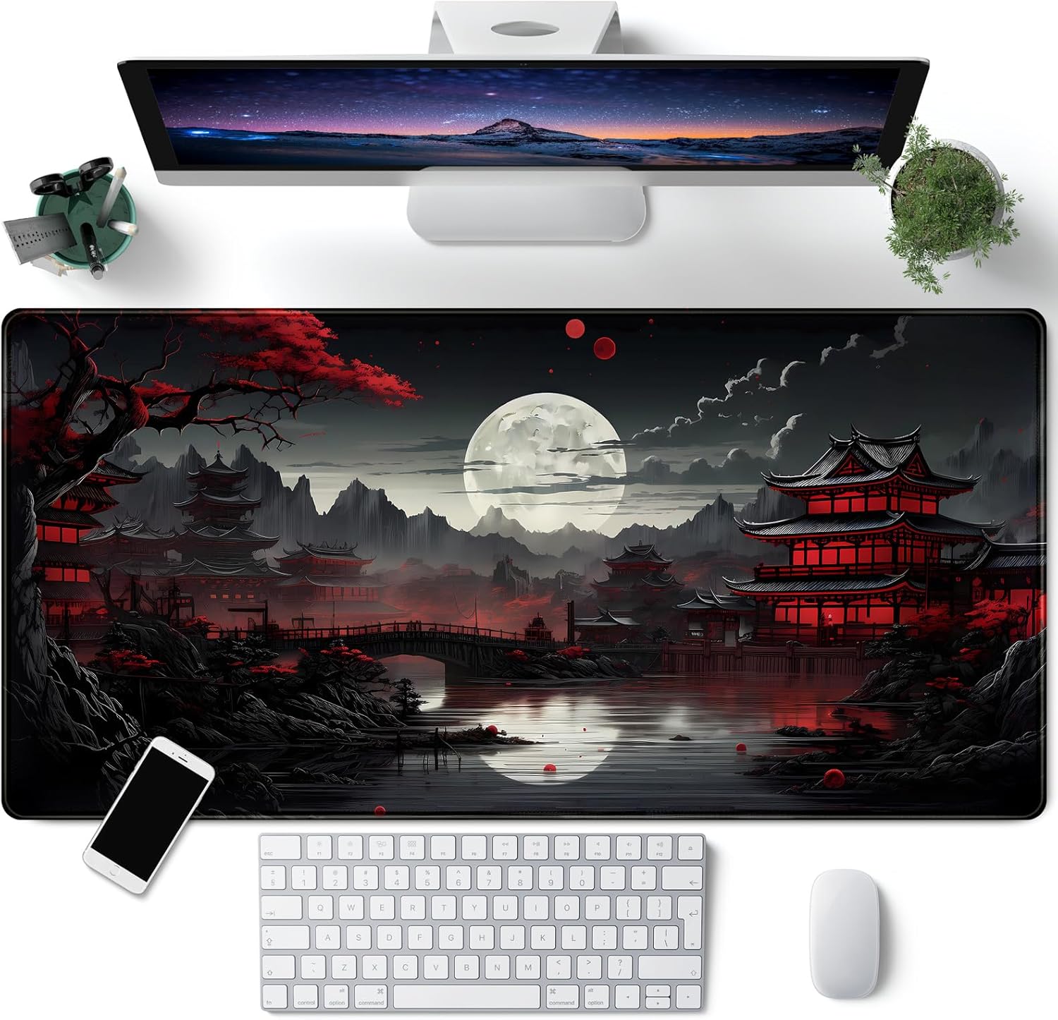 Japanische Schreibtischunterla – Gaming Keyboard And Mouse Pad Bewertung und Preis