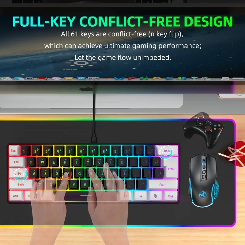 Tastatur und Maus 60% Computer – Gaming Keyboard And Mouse For Xbox Bewertung und Preis
