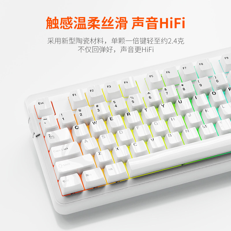 DAREU Neue Keramik-Tastenkappe – Gaming Keyboard Easy To Clean Bewertung und Preis