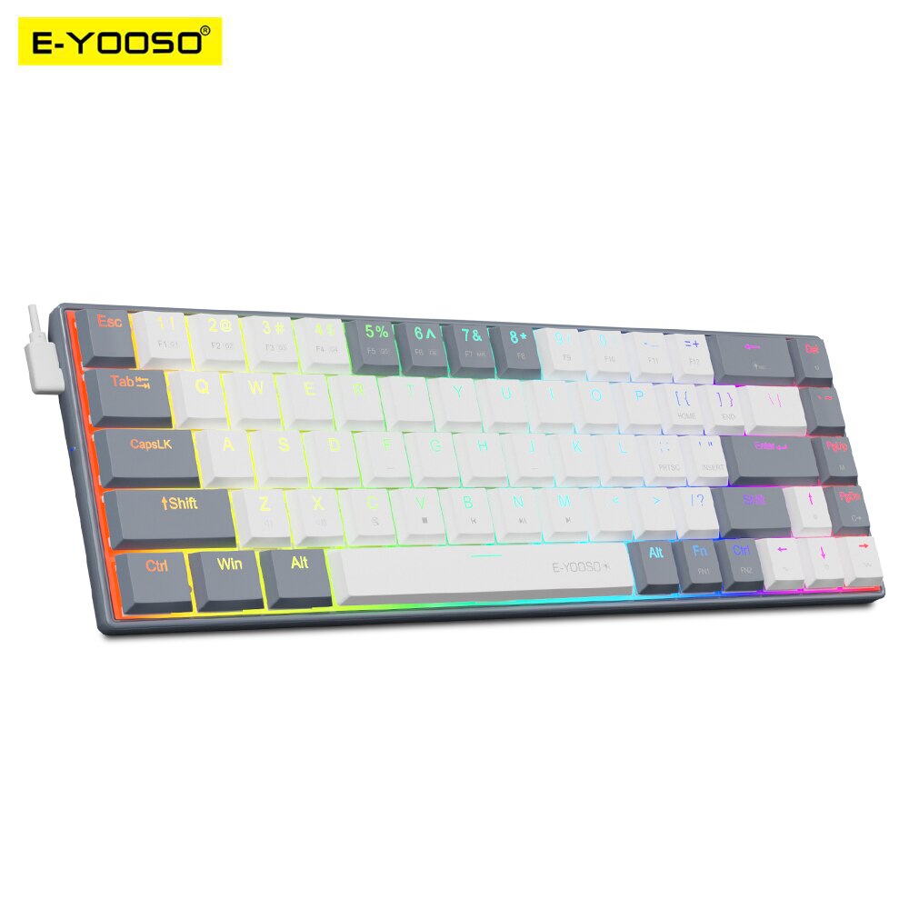 E-YOOSO A68 RGB Mini Slim USB  – Gaming Keyboard Budget Bewertung und Preis