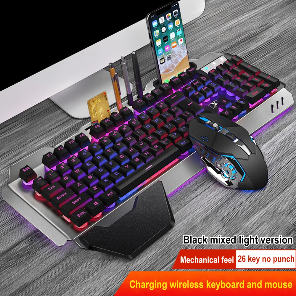 K680 wiederauf ladbare 2,4g dr – Gaming Keyboard Mouse Combo Bewertung und Preis