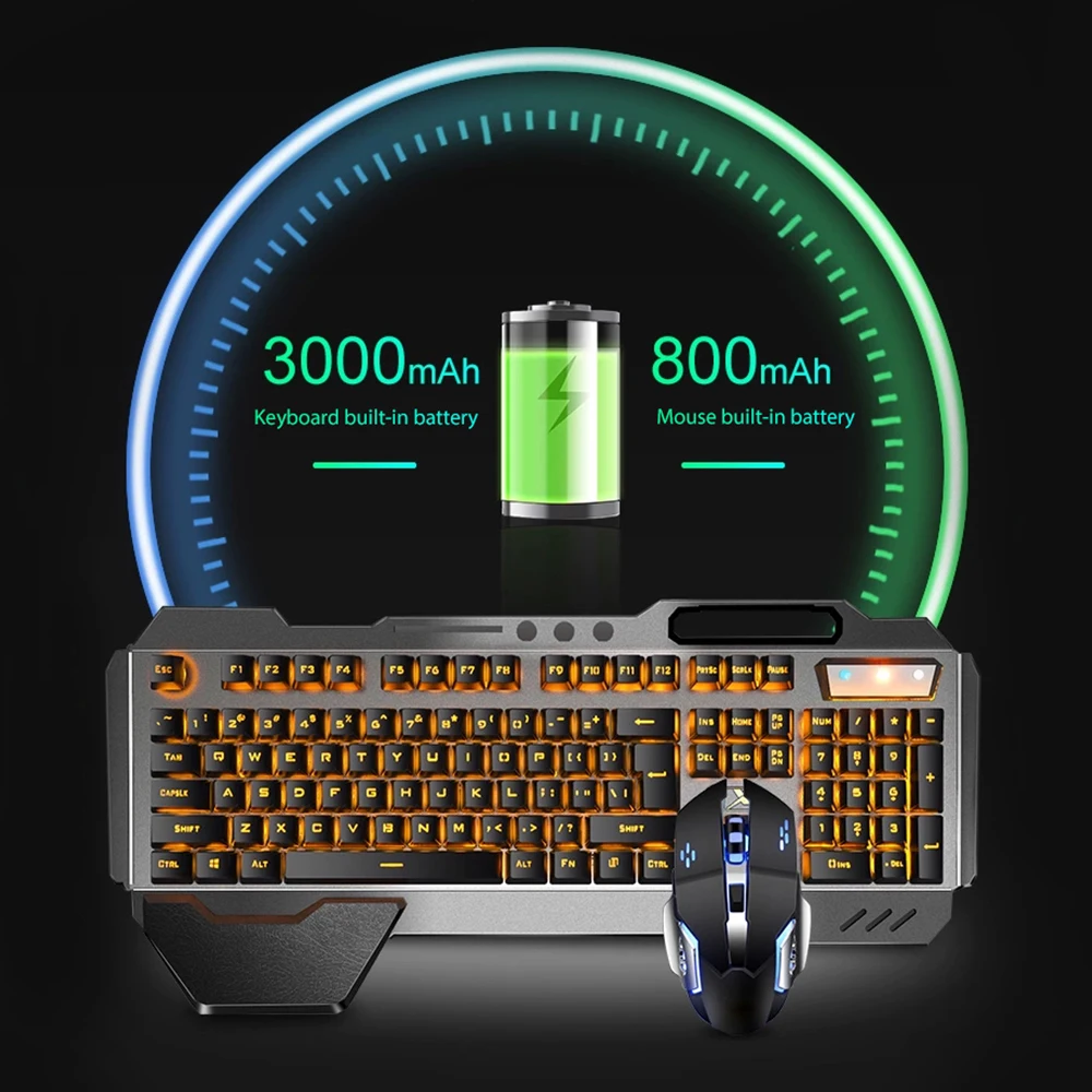 K680 wiederauf ladbare 2,4g dr – Gaming Keyboard Mouse Combo Bewertung und Preis