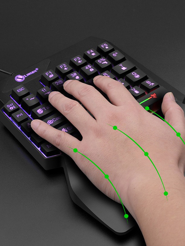 Mechanische Einhand-Gaming-Tas – Gaming Keyboard And Mouse For Xbox Bewertung und Preis