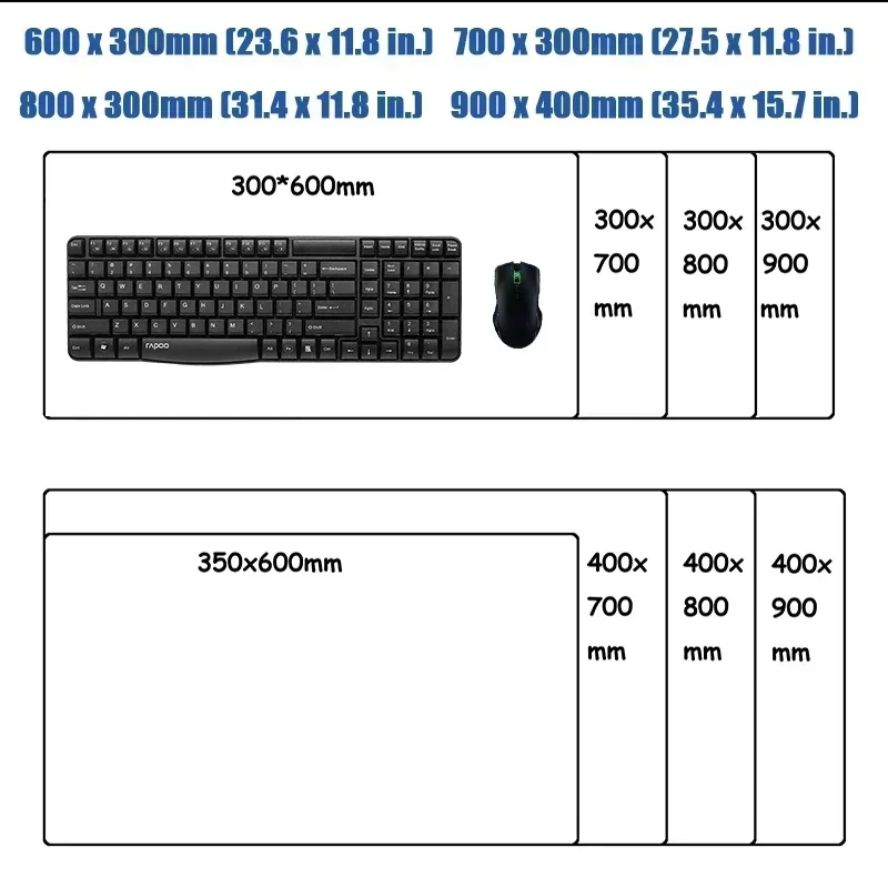 Mairuige XXL DIY Anime Mauspad – Gaming Keyboard And Mouse Pad Bewertung und Preis