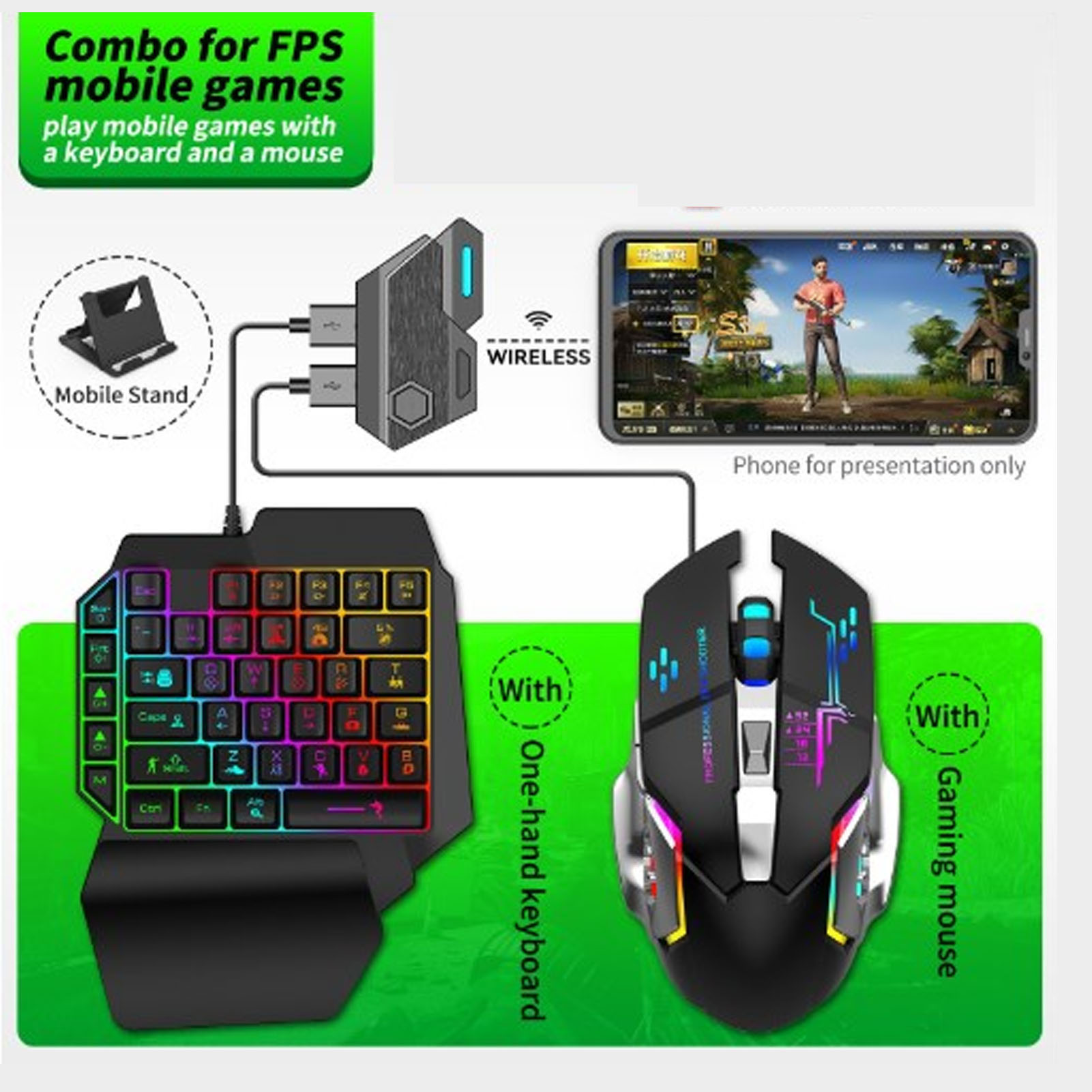 Tastatur-Maus-Konverter-Set, r – Gaming Keyboard Hand Bewertung und Preis