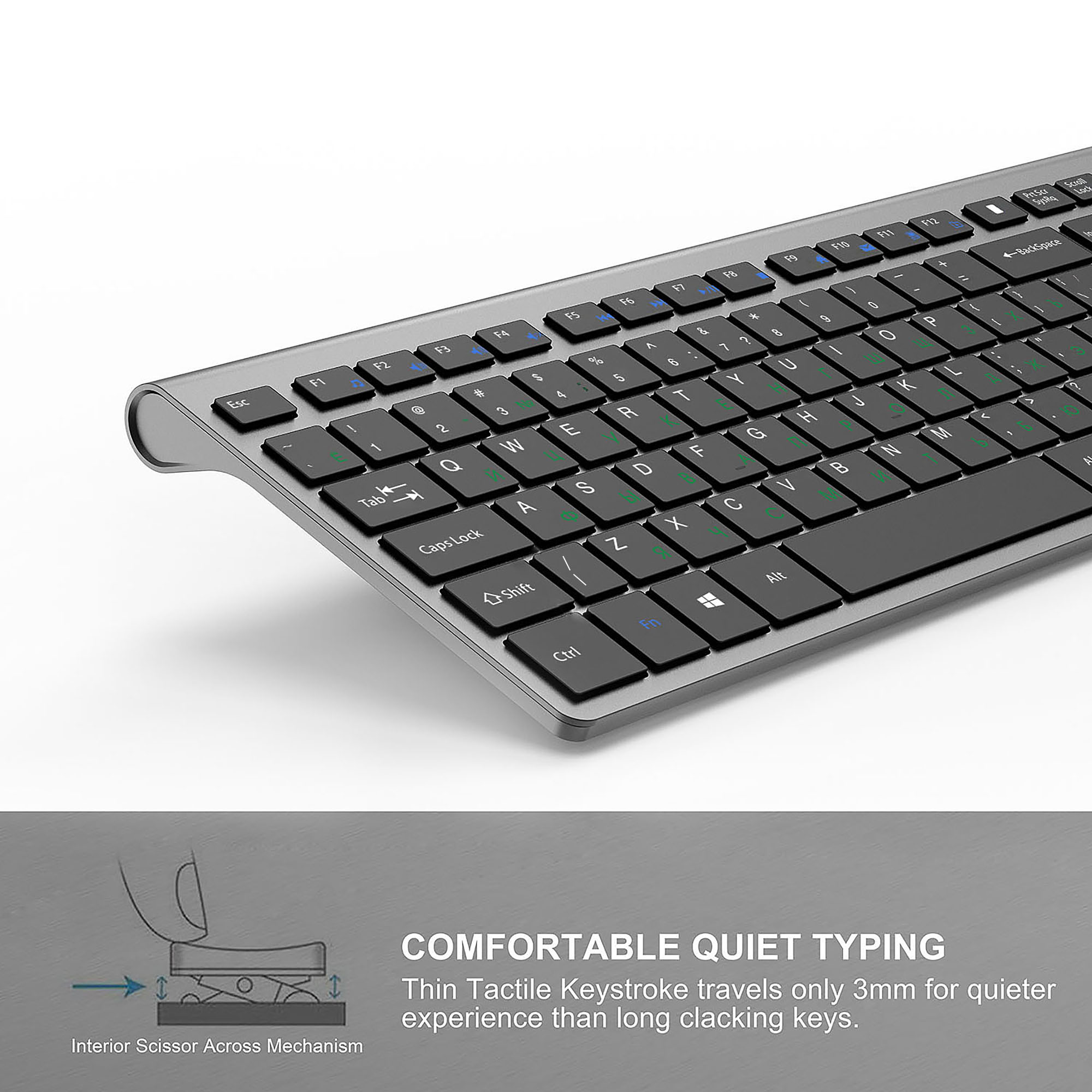 2,4G Wiederaufladbare Drahtlos – Gaming Keyboard Mouse Combo Bewertung und Preis