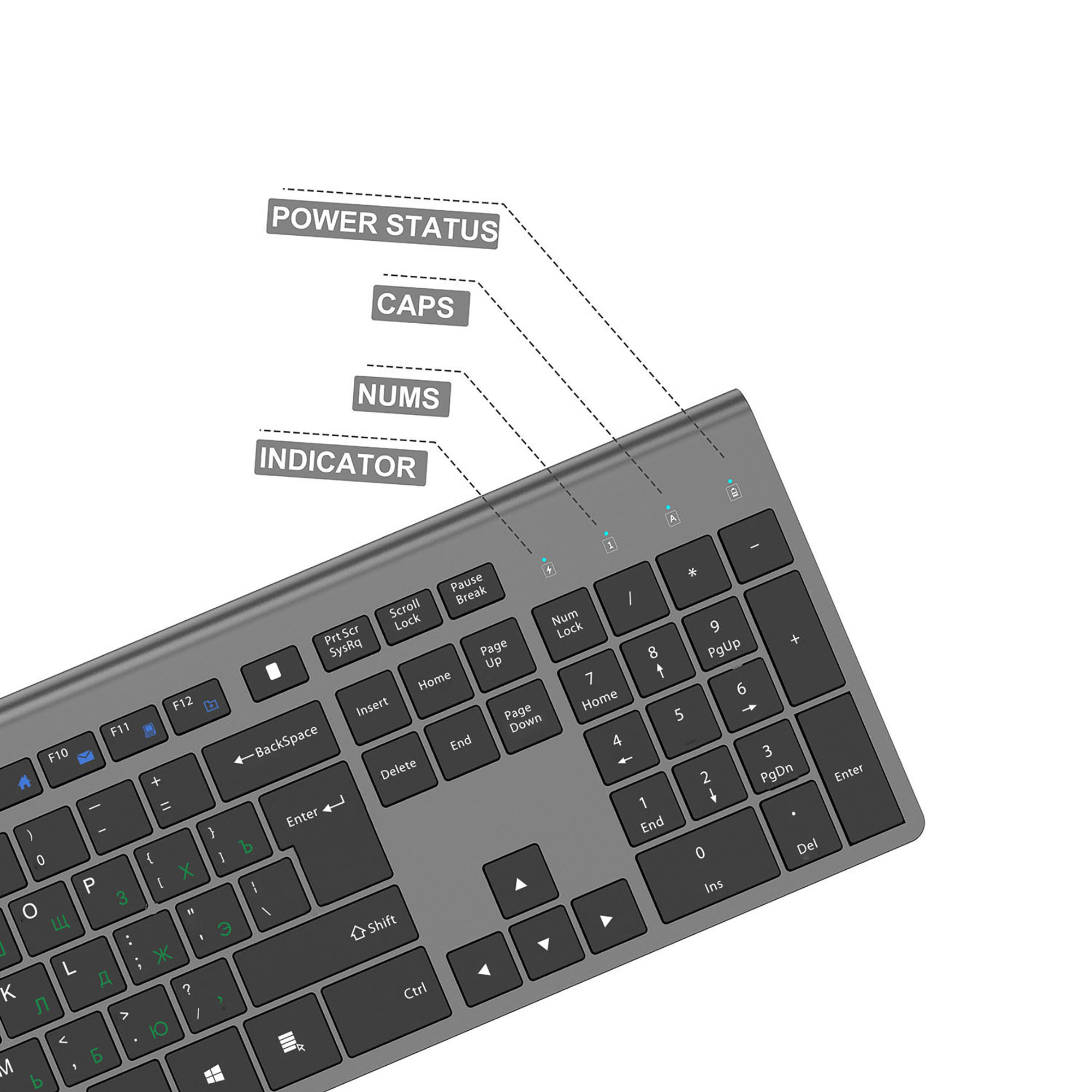 2,4G Wiederaufladbare Drahtlos – Gaming Keyboard Mouse Combo Bewertung und Preis