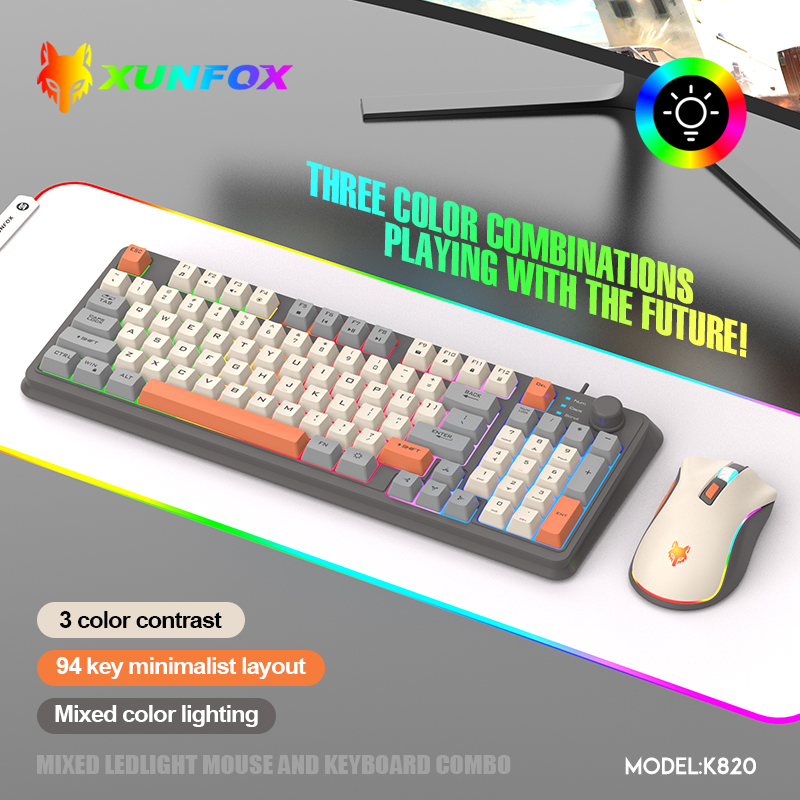 K820 USB Wired Spiel Tastatur  – Gaming Keyboard And Mouse For Xbox Bewertung und Preis