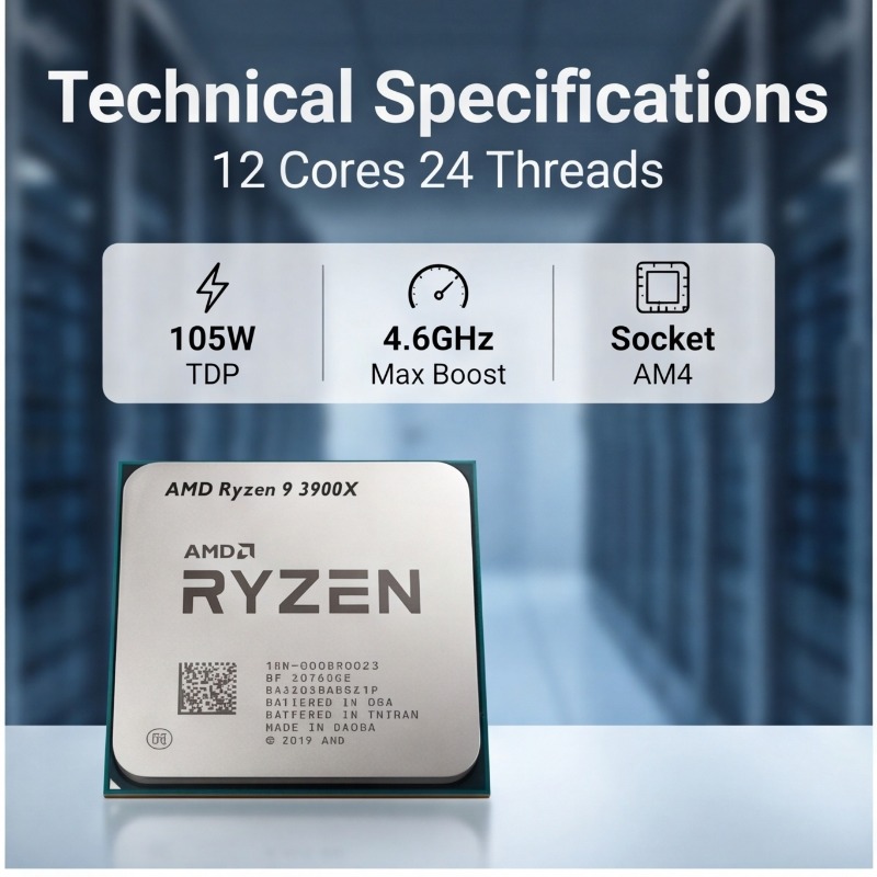 Ryzen 9 3900X AMD Desktop-CPU  – Amd Cpu Ryzen 9 Bewertung und Preis