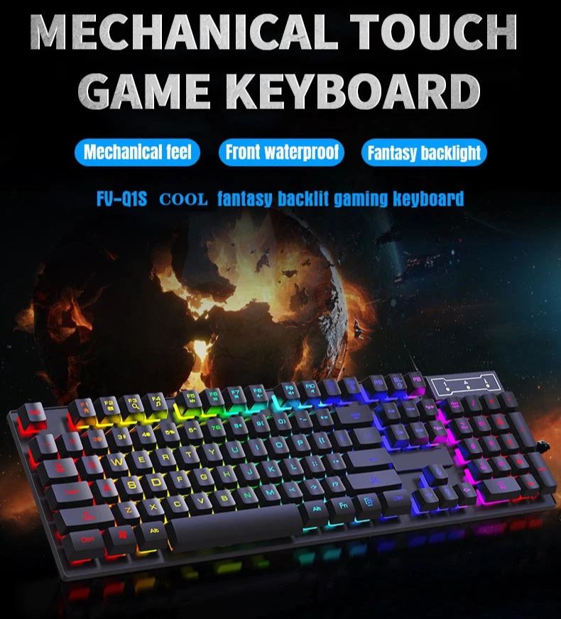 RGB-kabelgebundene mechanische – Gaming Keyboard Budget Bewertung und Preis