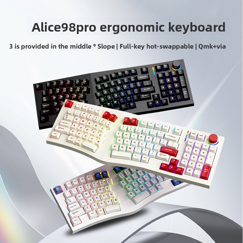 FEKER Alice98pro Mechanische T – Gaming Keyboard Hand Bewertung und Preis