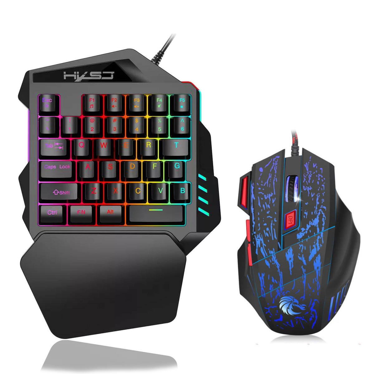 35-Tasten-Film-Bunte Einhändig – Gaming Keyboard And Mouse For Xbox Bewertung und Preis