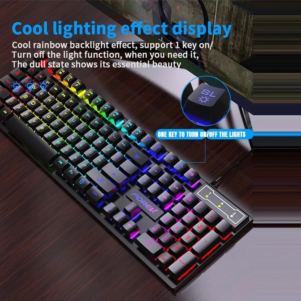 Kebidumei 104-Tasten-Hintergru – Gaming Keyboard And Mouse For Xbox Bewertung und Preis