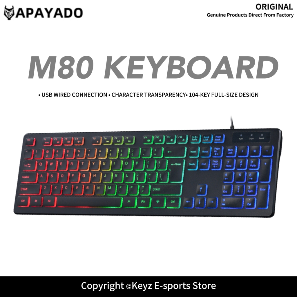 M80 Ultra Dünne Kabelgebundene – Keyboard Gaming Mac Bewertung und Preis