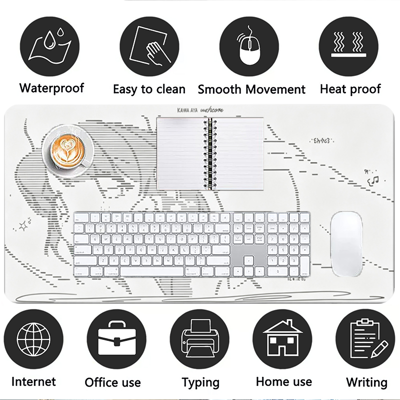 1 Stück Leder-Mauspad Anime En – Gaming Keyboard And Mouse Pad Bewertung und Preis